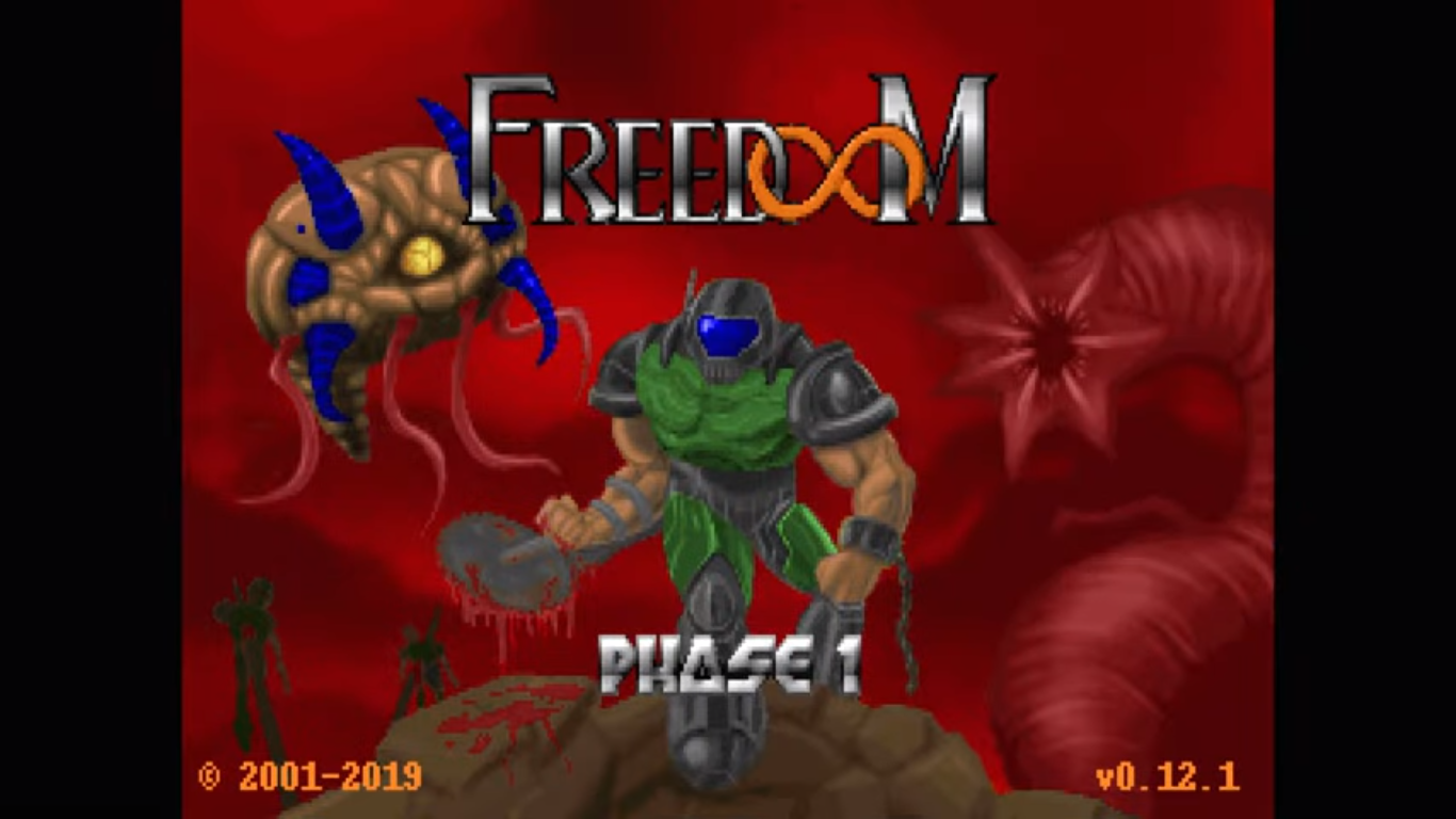 Freedoom title screen